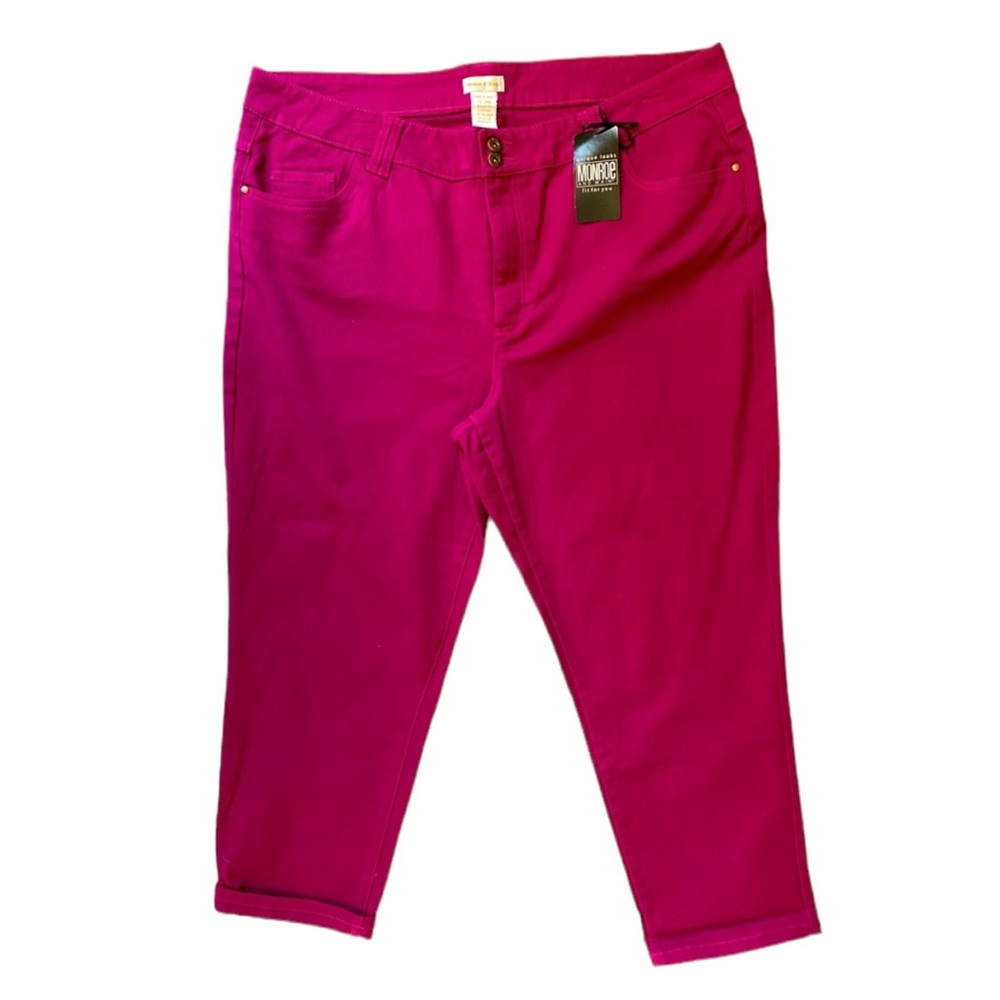 Monroe & Main‎ Plus Size Magenta Jeans Size 24W